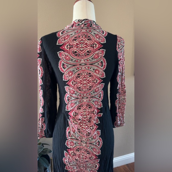 Bohemian floral print maxi dress size smalll - Picture 7 of 8